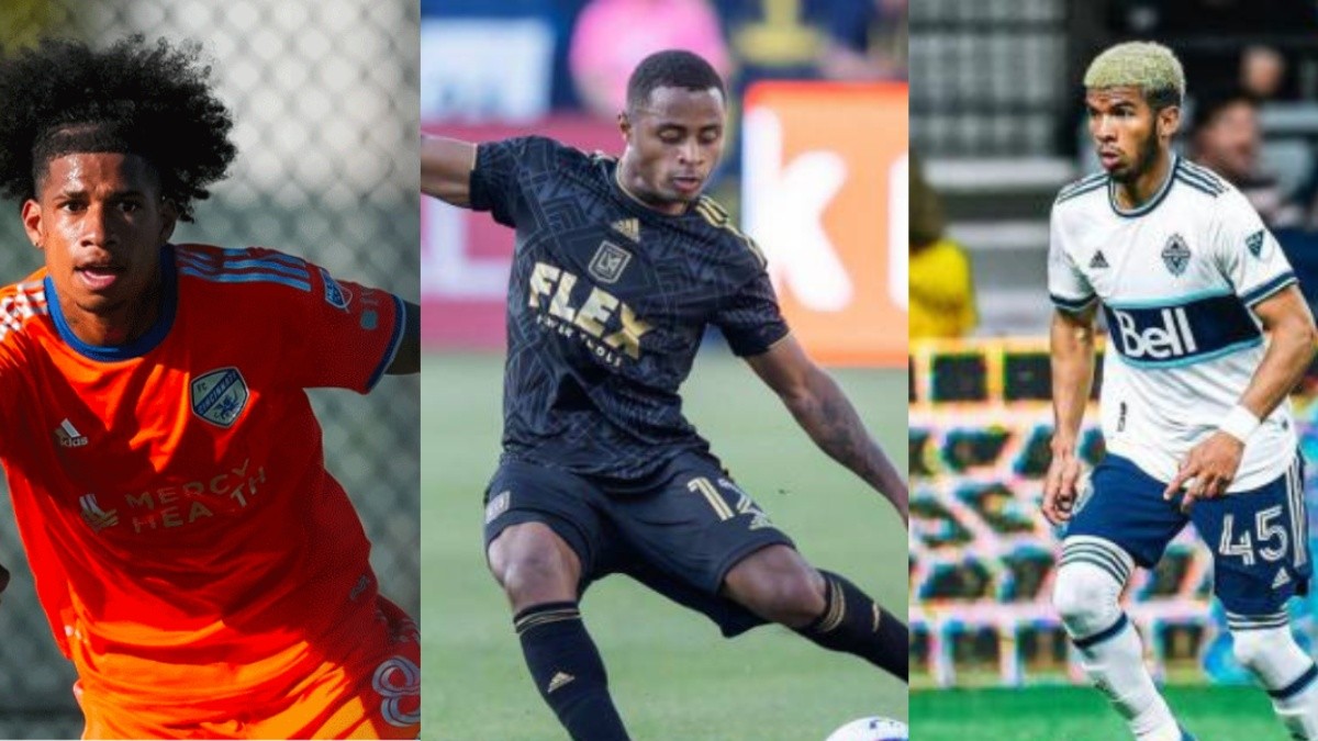 Marco Angulo (i), Diego Palacios (c) y Pedro Vite (d) jugarán los playoffs de la MLS. (Archivo)