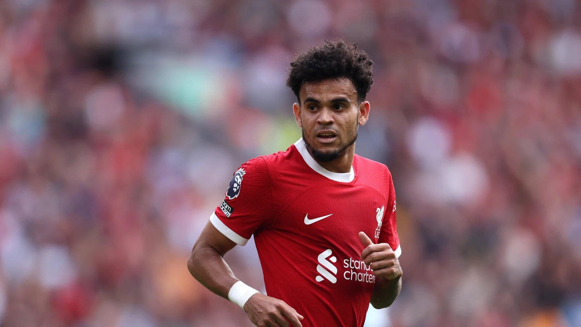 Delantero del Liverpool, Luis Díaz, en un partido con su equipo (Foto: Internet)