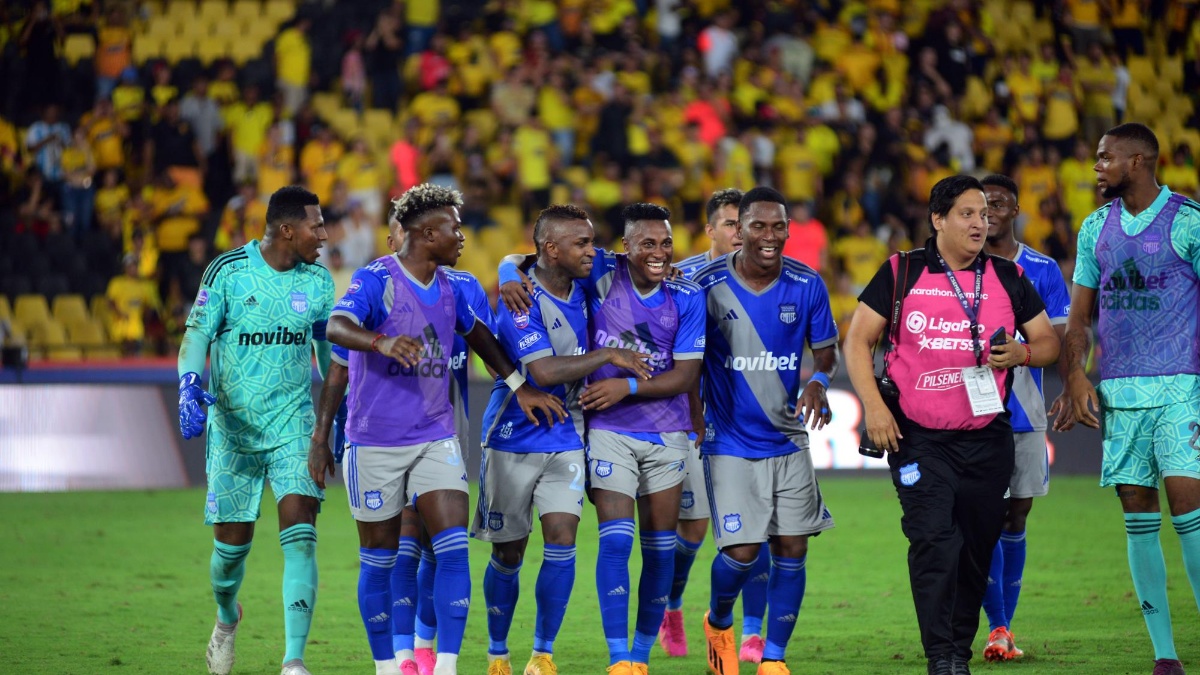 Emelec venció por 3-1 a Barcelona SC en el Clásico del Astillero disputado en la primera etapa de Liga Pro. (API)