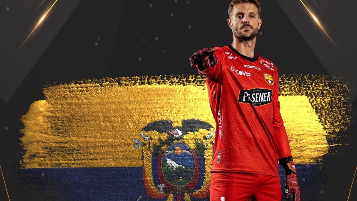 Javier Burrai, arquero de Barcelona, es llamado por primera vez a la Selección de Ecuador (Foto de Barcelona SC.)