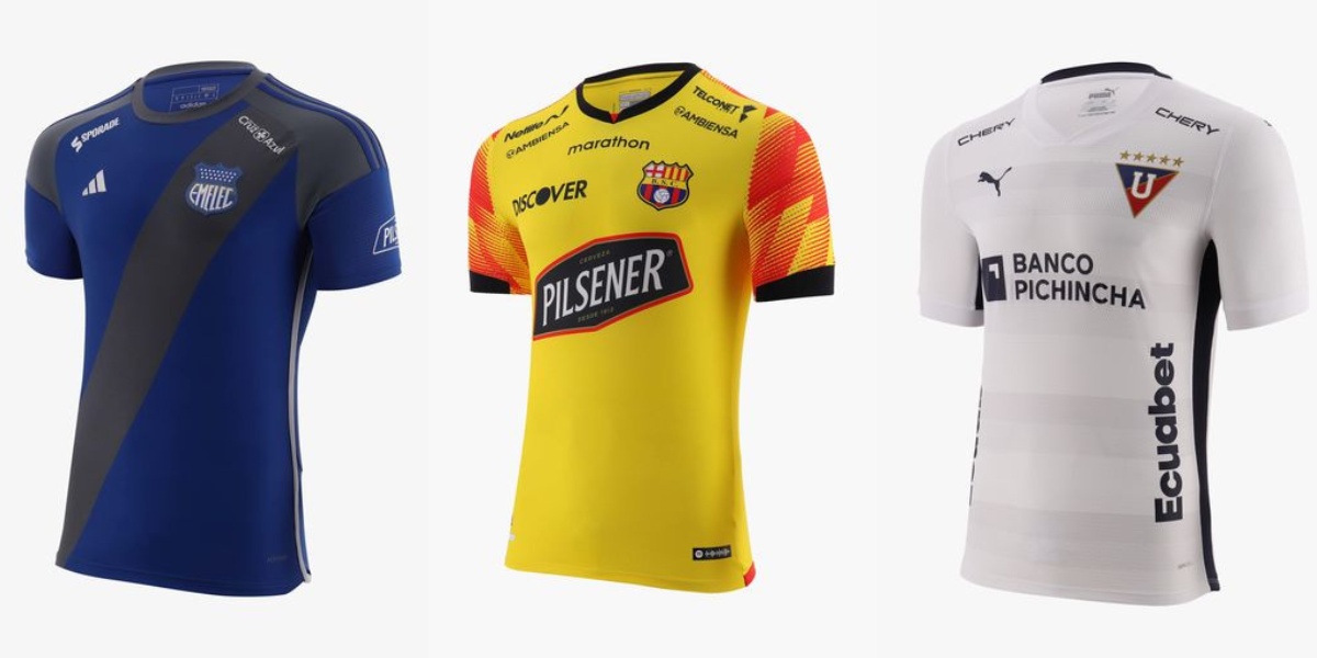 Las camisetas de Emelec, Barcelona SC, Liga de Quito e Independiente del Valle subieron su precio. (ArchivoL)