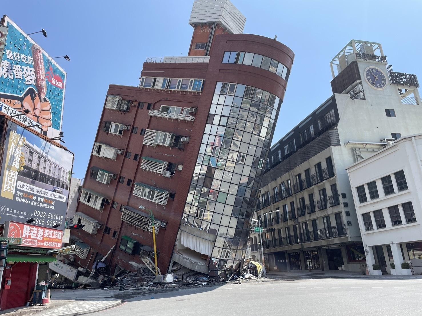 Terremoto en Taiwán. (THE CENTRAL NEWS AGENCY / EFE)
