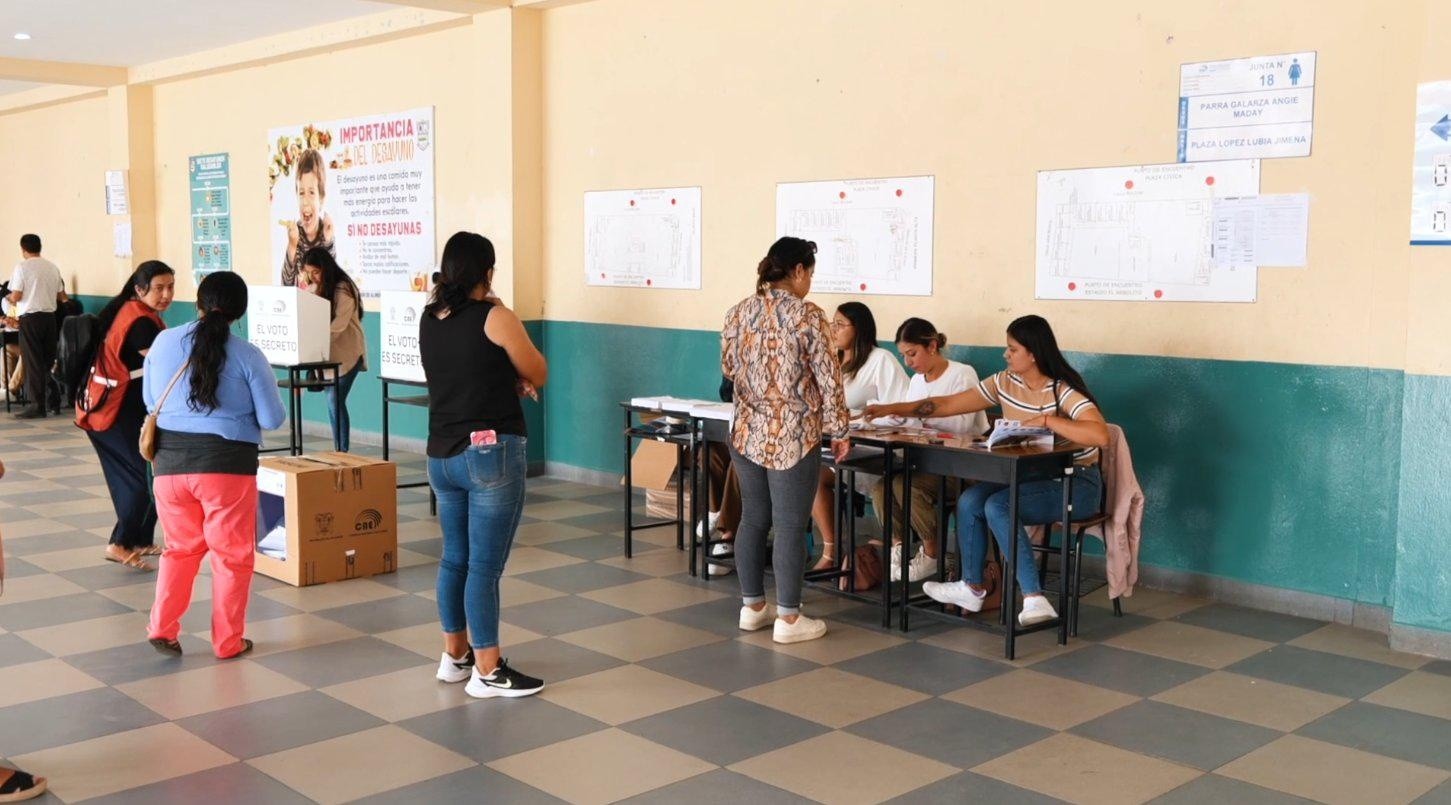 Imagen referencial de un proceso electoral. (CNE)