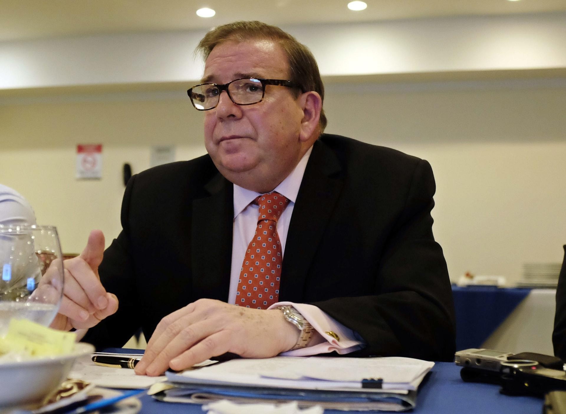 Fotografía de archivo de Edmundo González Urrutia, ratificado por la Plataforma Unitaria Democrática (PUD) como su candidato a las elecciones presidenciales del próximo 28 de julio. (EFE)