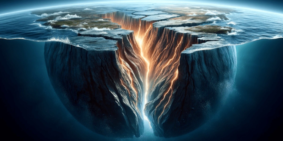 Imagen referencial. Tierra partida en dos. (RRSS)