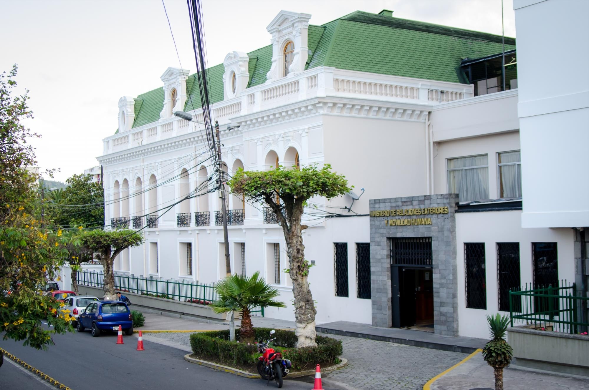 Edificio de la Cancillería en el norte de Quito. (Internet)