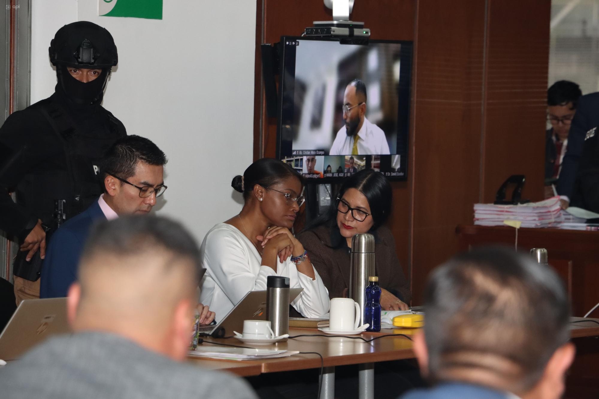 Audiencia de testimonio anticipado en el caso Metástasis de este 2 de mayo. (API)