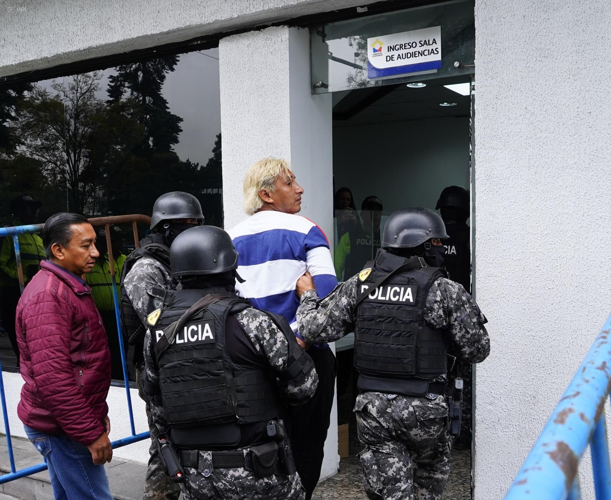 Colón Pico en la Unidad de Flagrancia (API)