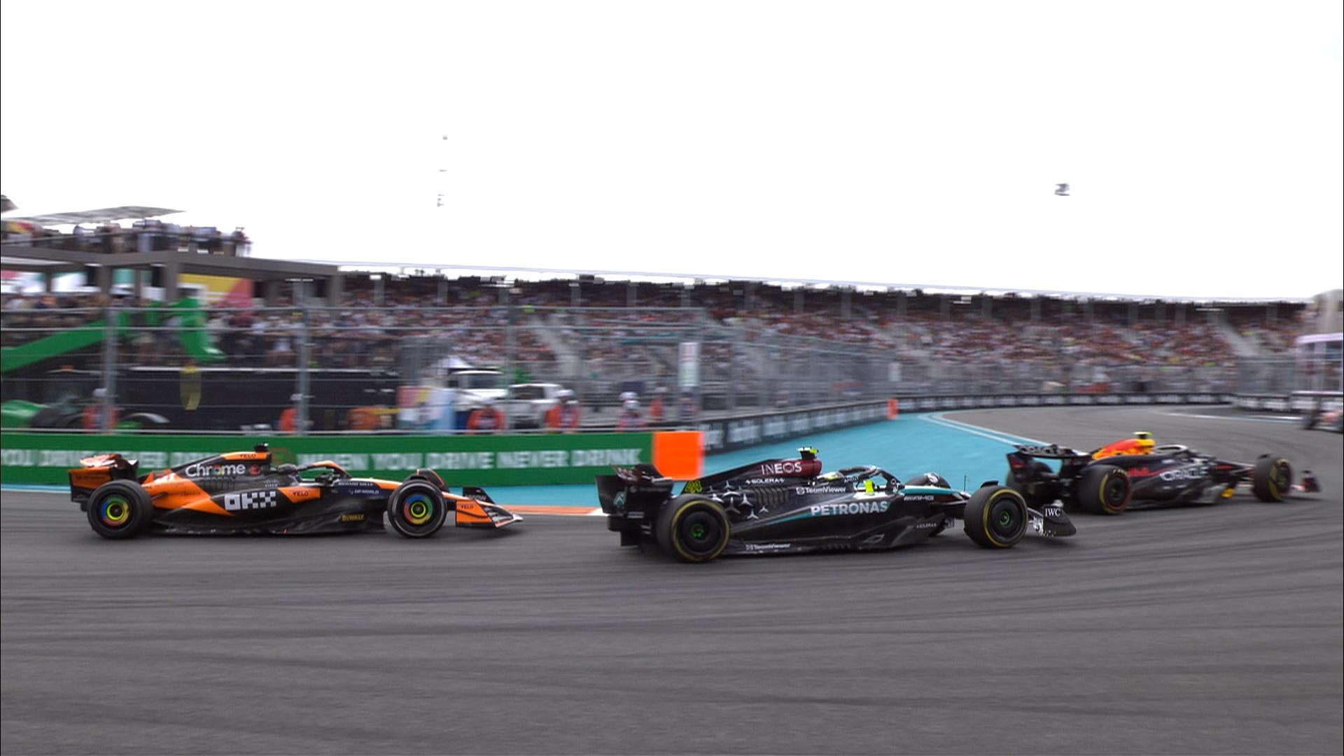 Lando Norris ganó el GP de Miami. (Cuenta X @F1)