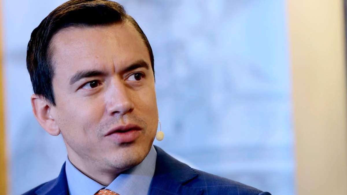 Imagen de este viernes 17 de mayo del presidente de la República, Daniel Noboa. (Flickr Presidencia)