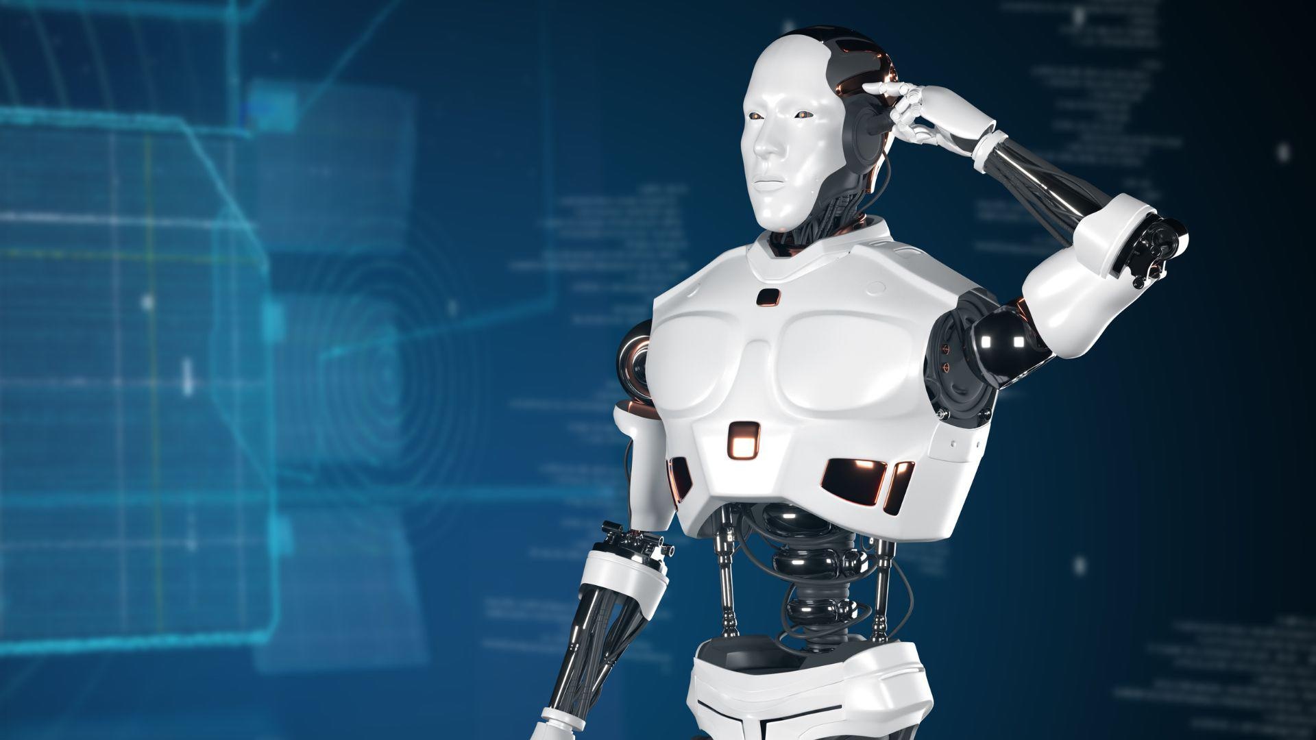 Imagen referencial: Robot "pensando". (Canva)