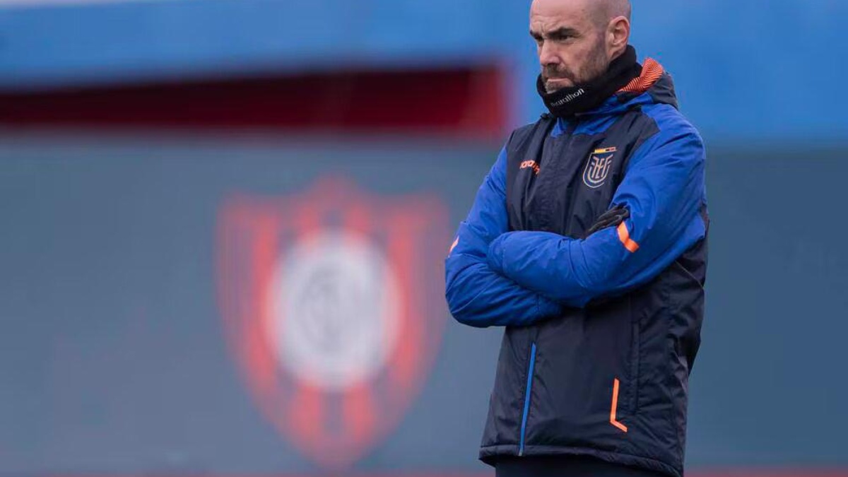 Félix Sánchez Bas, técnico de la Selección de Ecuador (Foto: EFE)