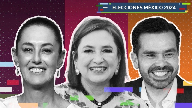 Claudia Sheinbaum, Xóchitl Gálvez y Jorge Álvarez Máynez son los candidatos a la presidencia de México en las elecciones de este 2 de junio.