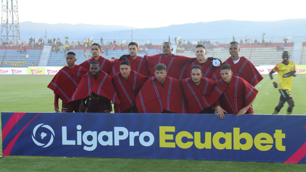 Jugadores de Mushuc Runa que se impuso a BSC. (API)