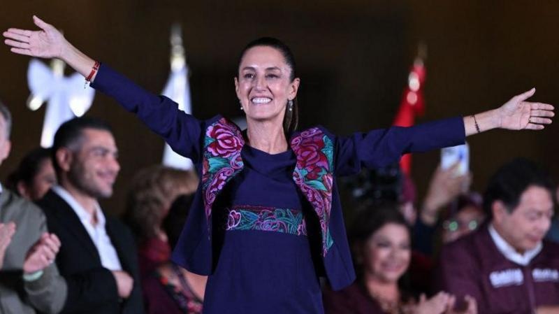Claudia Sheinbaum será la primera presidenta del país. (BBC)