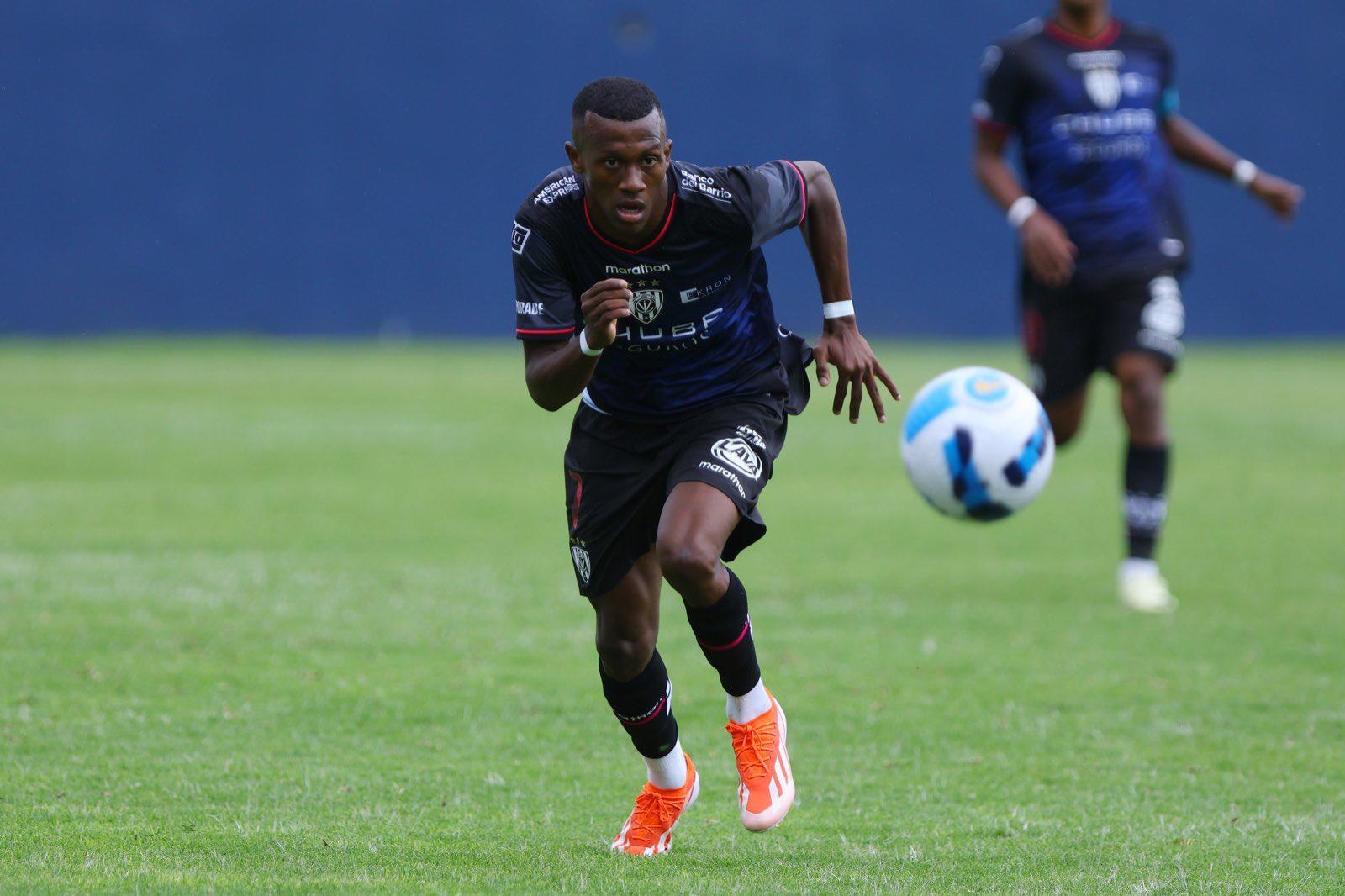 Justin Lerma anotó un gol para el equipo juvenil de Independiente del Valle en el torneo Copa Mitad del Mundo. (Redes sociales)