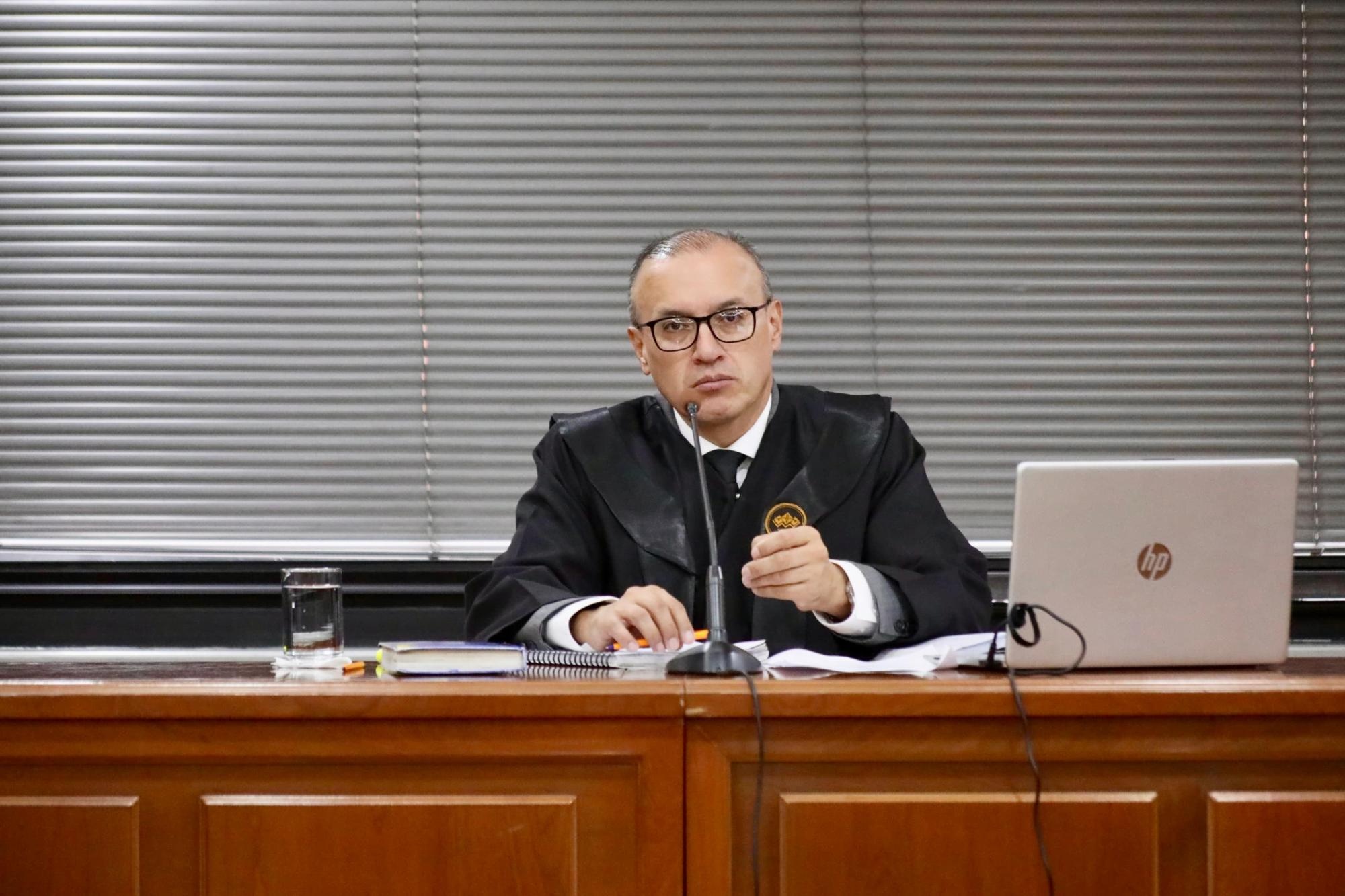 La imagen del juez Lauro Javier de la Cadena Correa. (Cortesía de Fiscalía)