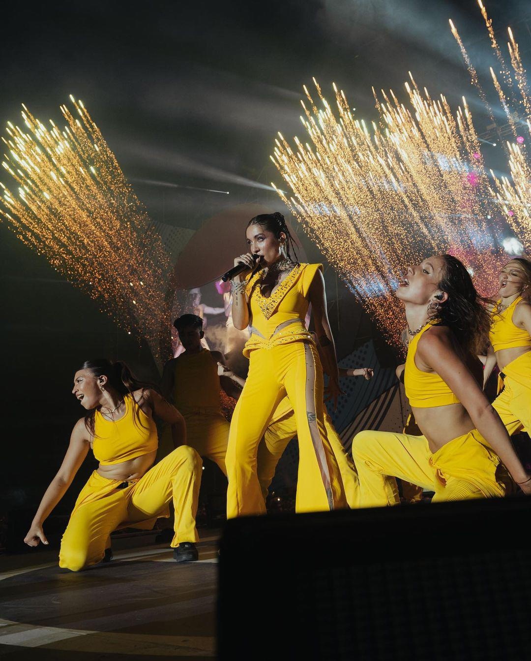 María Becerra en Guatemala. (Cuenta oficial de Instagram de @mariabecerra)