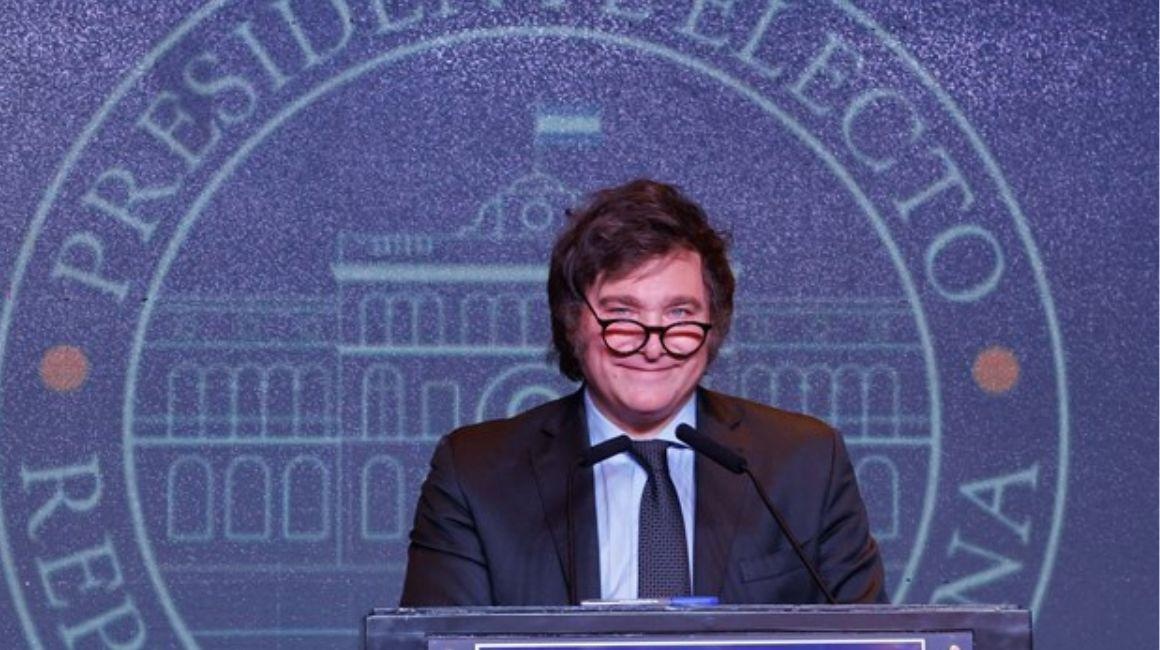 Javier Milei, presidente electo de Argentina, el 19 de noviembre de 2023 en Buenos Aires. (EFE)