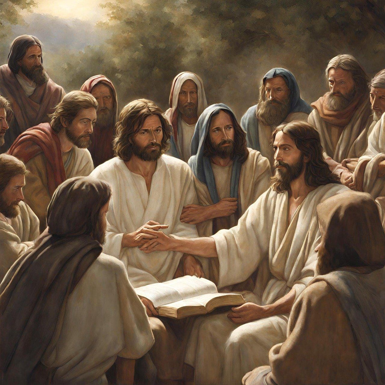 Imagen de Jesús reunido con sus discípulos. (Pixabay)