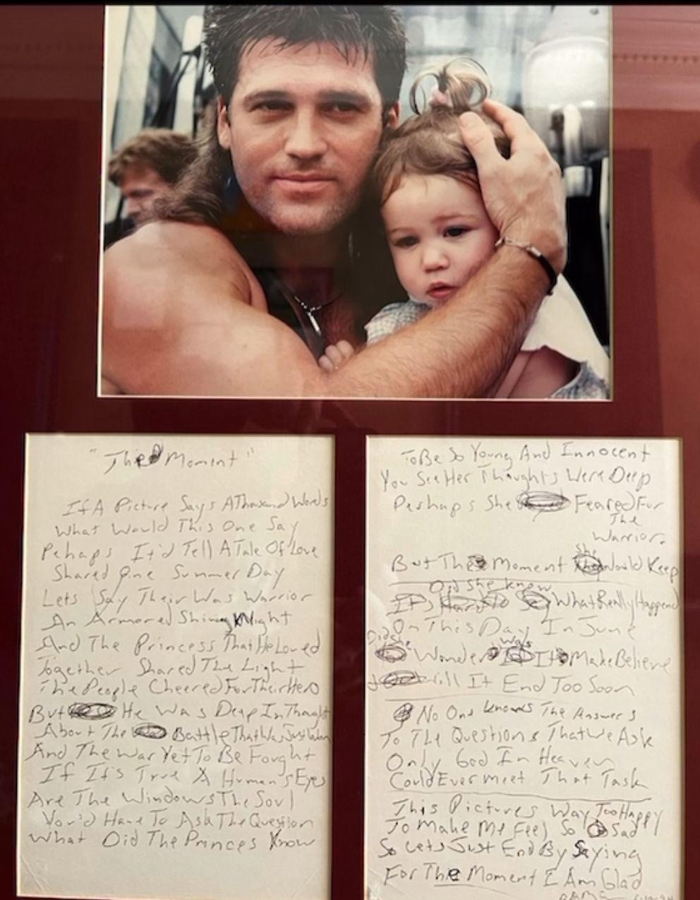Carta de Billy para Miley (Cuenta oficial de Instagram de @billyraycyrus)