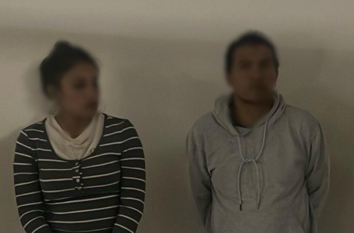 Los sospechosos detenidos por la Policía Nacional. (Cortesía de la Policía)