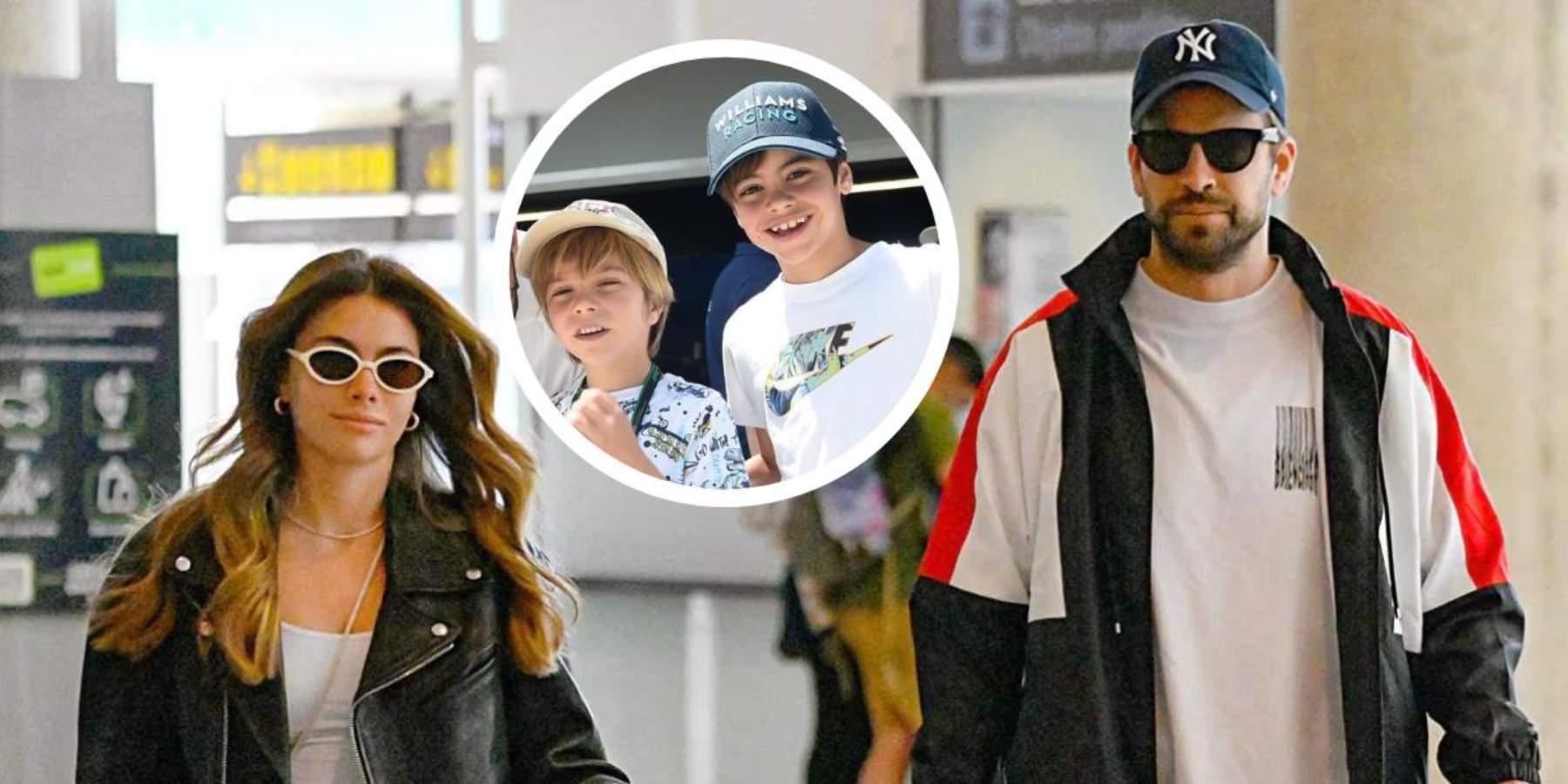 La notoria ausencia de la joven española en la salida familiar de Piqué causó gran asombro (Fotos de archivo)