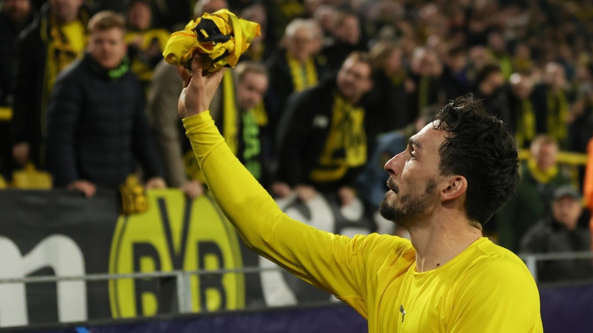 Mats Hummels se va del Borussia Dortmund por segunda vez en su carrera. (EFE)