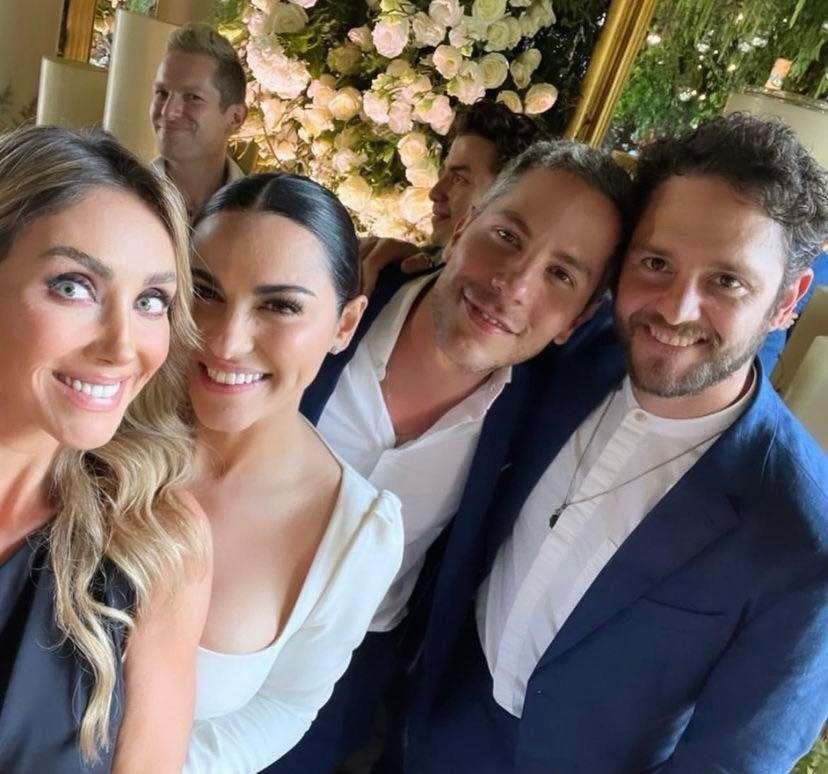 Anahí, Maite Perroni, Christian Chávez y Christopher Von (RED SOCIAL X)