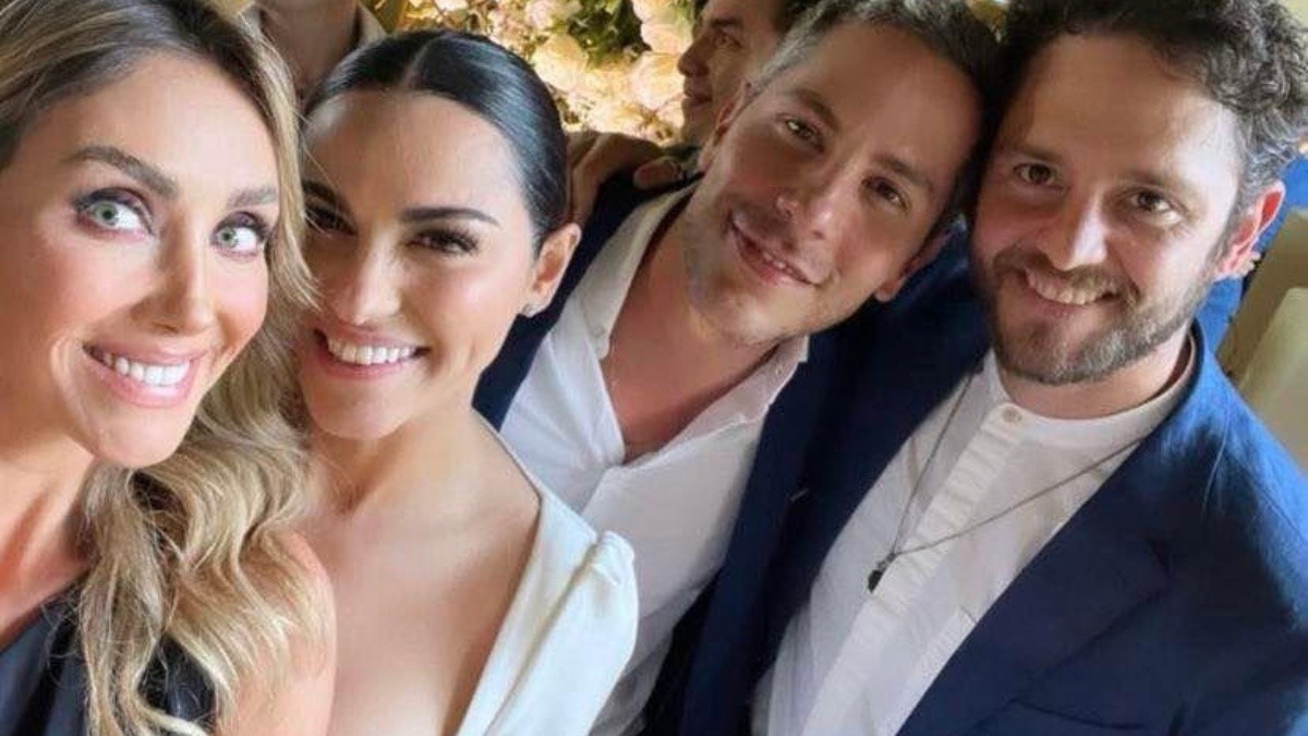 Anahí, Maite Perroni, Christian Chávez y Christopher Von (RED SOCIAL X)