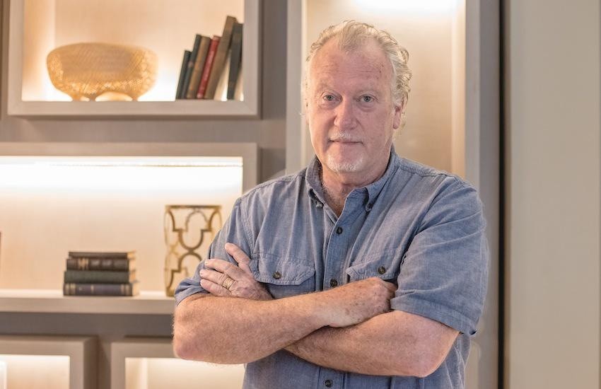 Jon Lee Anderson durante un conversatorio. (FNPI)