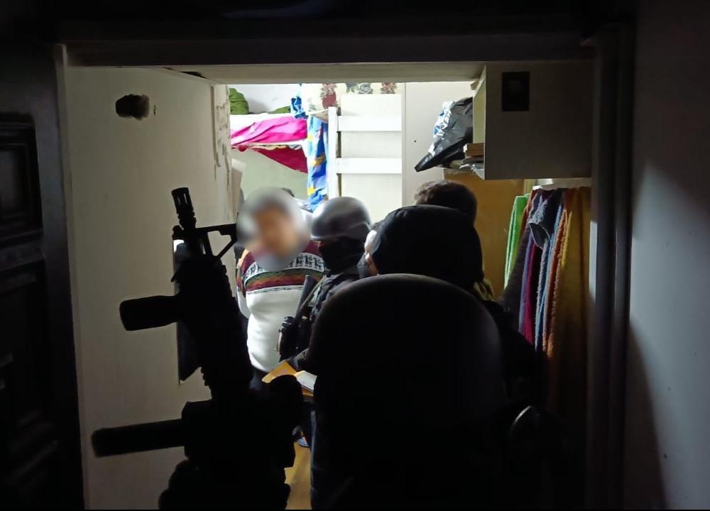 Momento de la detención de Lenín Vimos, dentro del Caso Plaga. (Foto: Internet)