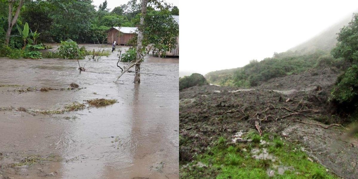 Varios cantones afectados por las intensas lluvias en el país. (Foto: Internet)