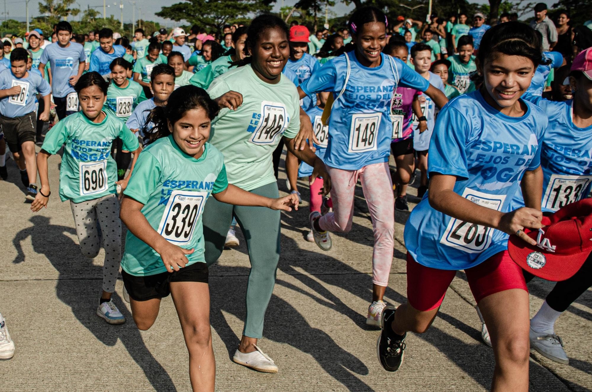 Imagen de archivo de la carrera por los refugiados en el Parque Samanes de Guayaquil