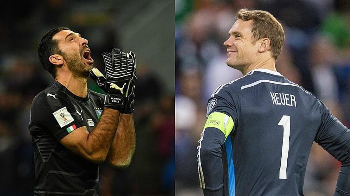 Buffon y Neuer, porteros históricos. (ARCHIVO)