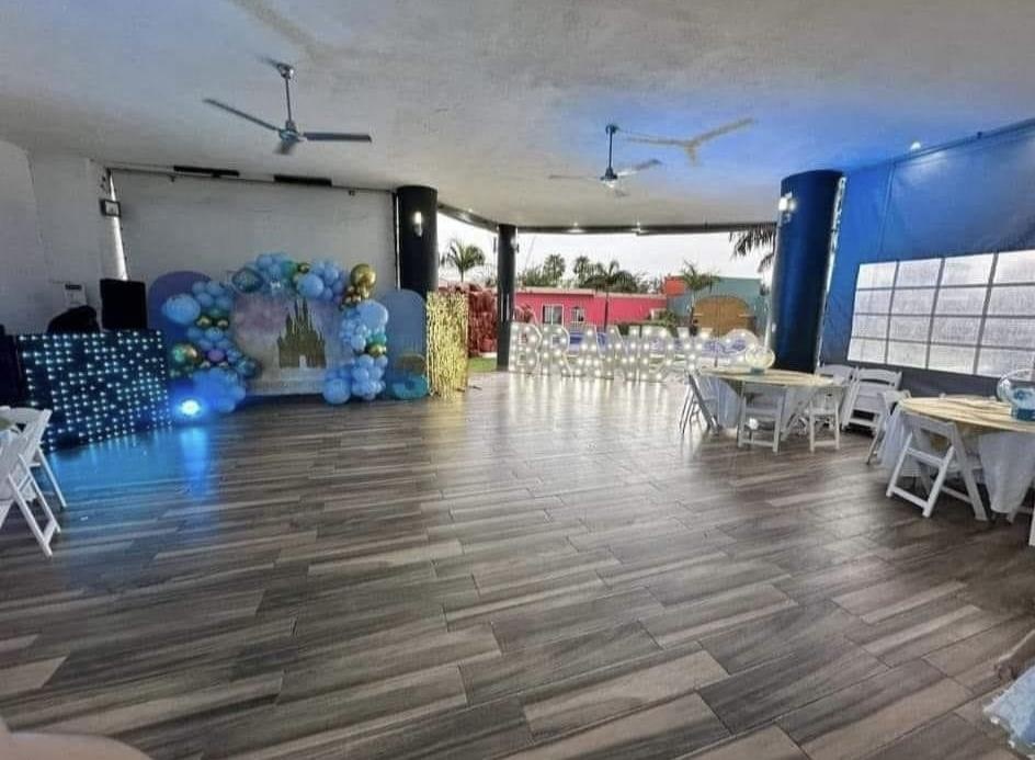 Espacio donde se celebró el cumpleaños de la hija de Vanessa Brillit. (Tomado de Internet.)