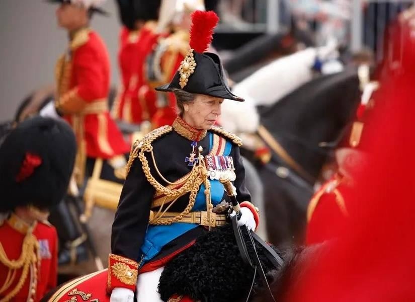 Imagen de archivo de la princesa Ana montando a caballo. (RRSS)