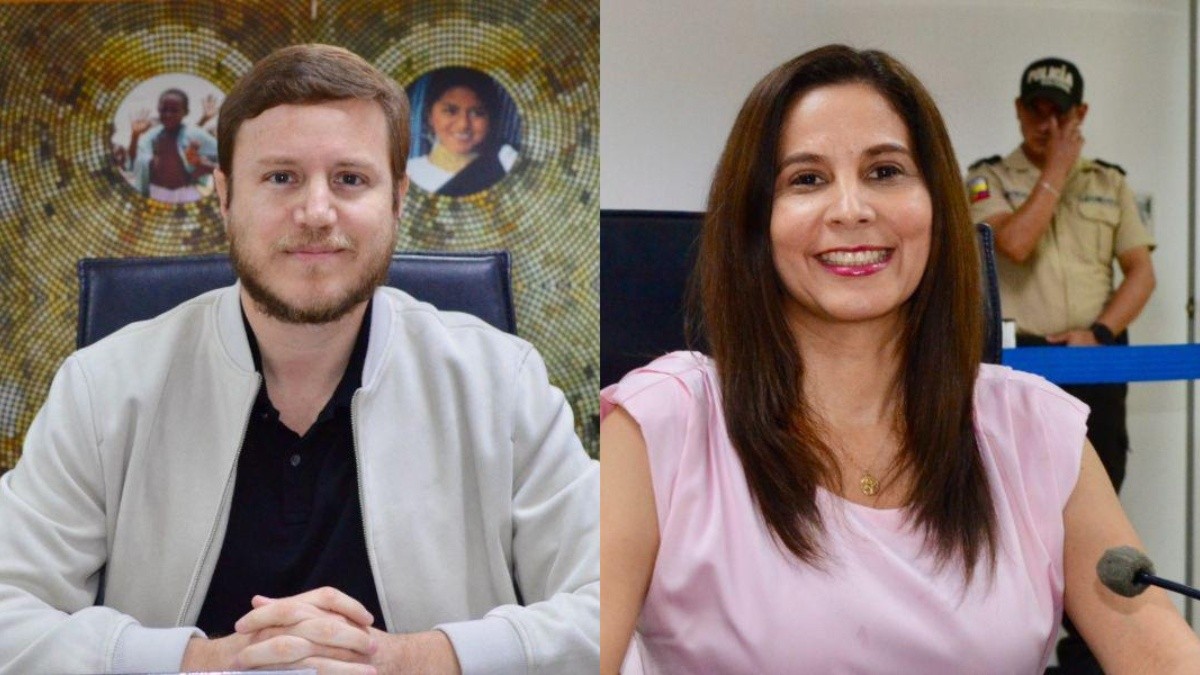 En imagen, los consejeros Augusto Verduga y Yadira Saltos. (Flickr Cpcc)