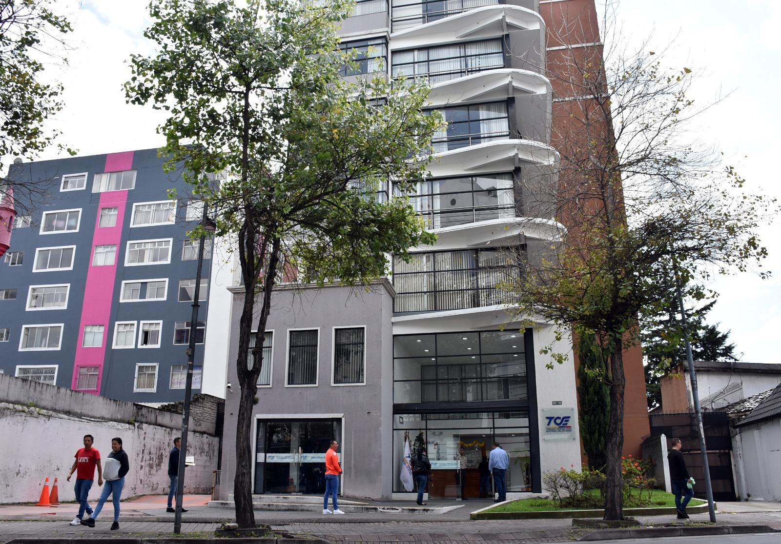 Edificio del Tribunal Contencioso Electoral en el norte de Quito. (TCE)