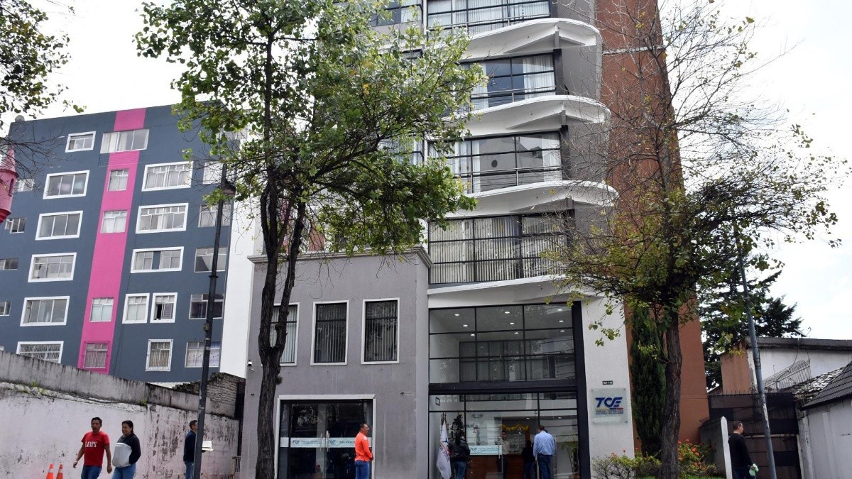 Edificio del Tribunal Contencioso Electoral en el norte de Quito. (TCE)
