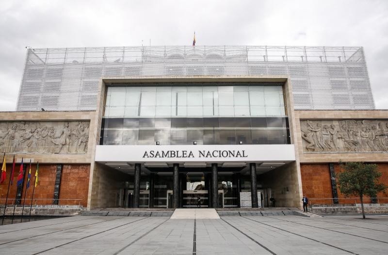 La fachada del edificio de la Asamblea Nacional. (Internet)