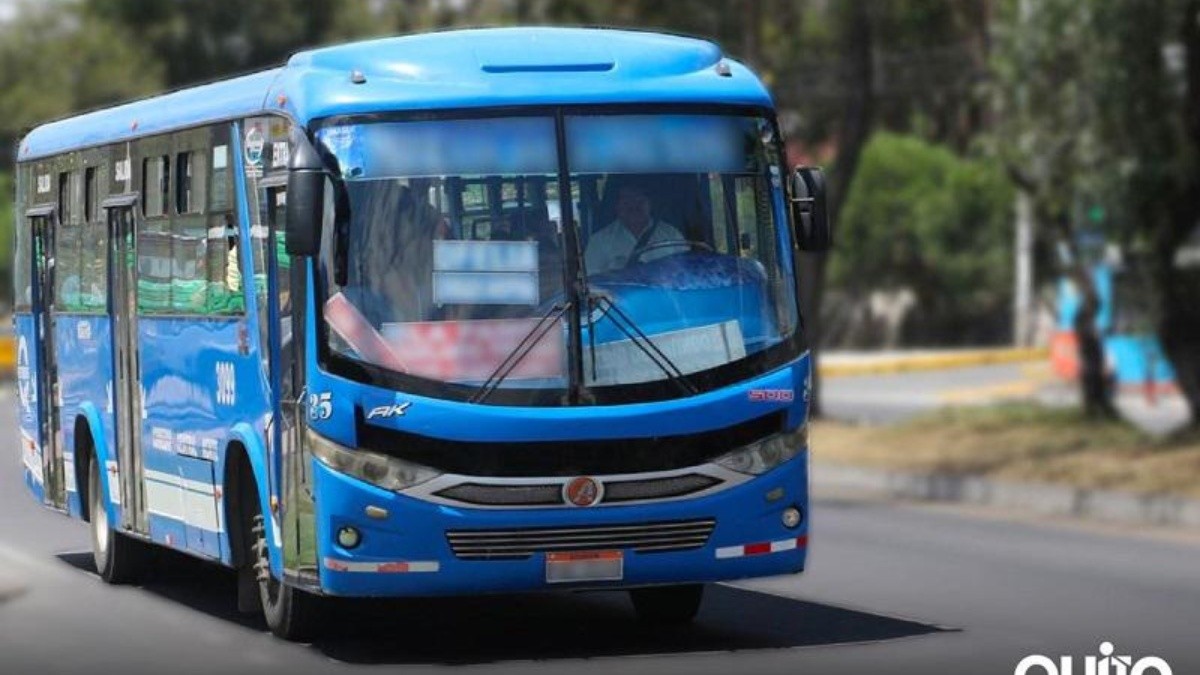 Imagen referencial de un bus de transporte público. (Quito Informa)