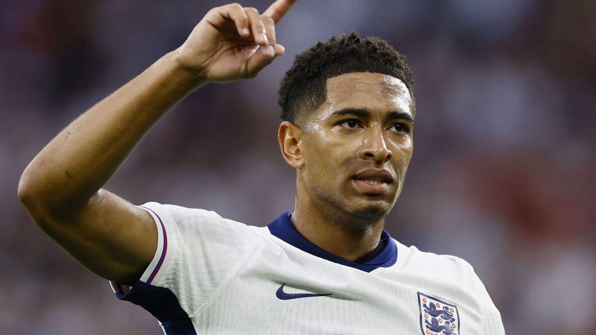 Jude Bellingham con la selección inglesa. (Archivo)