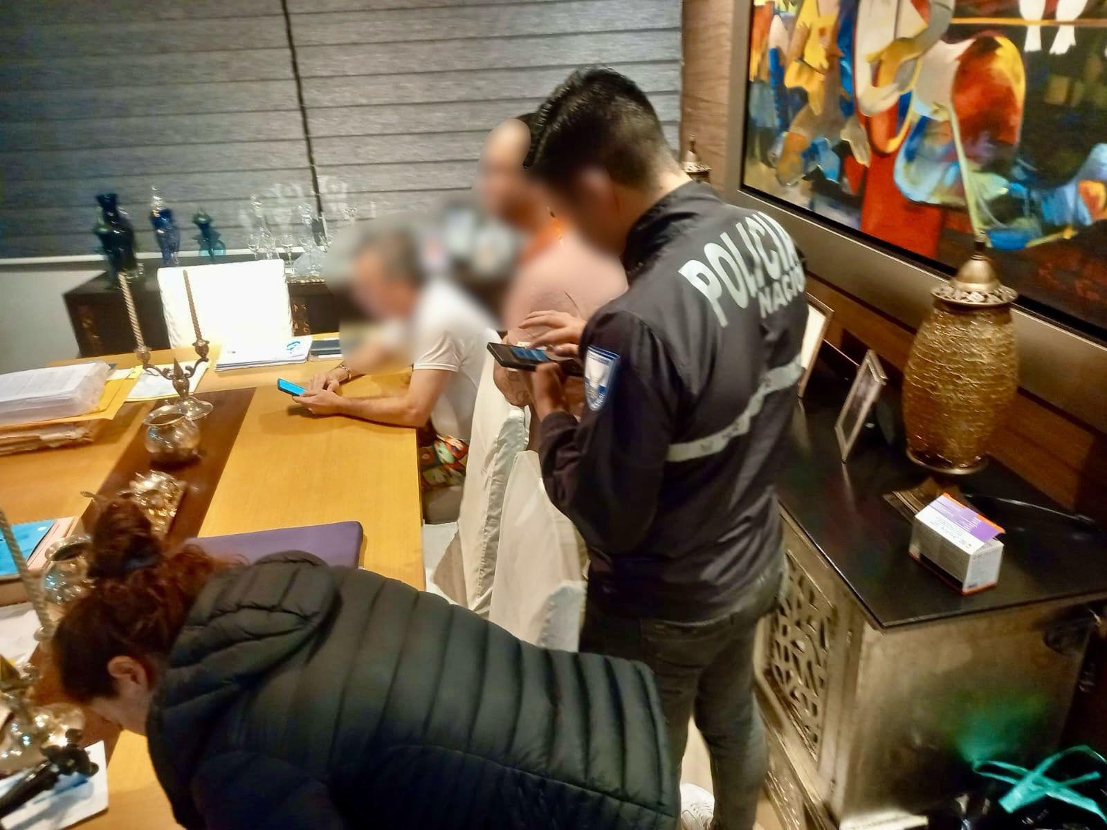 Las autoridades allanaron la vivienda de Juan Francisco Fierro, en Samborondón. (Fiscalía)