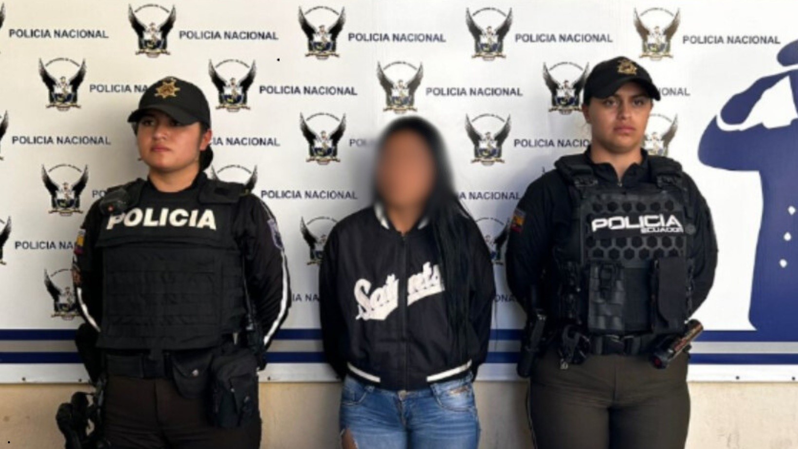 Yajaira V., de 19 años, fue detenida en San Roque. (Policía Nacional)