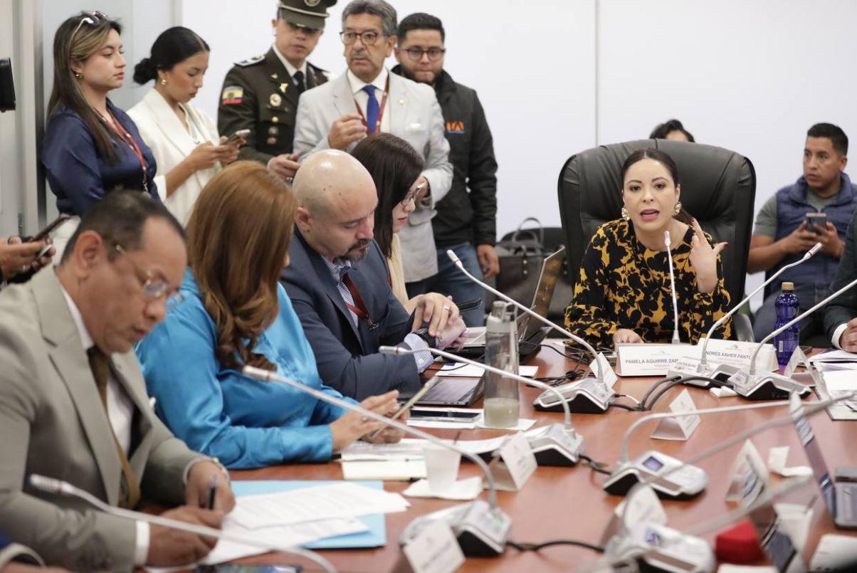 Sesión de este 10 de julio en la Comisión de Fiscalización. (Asamblea)