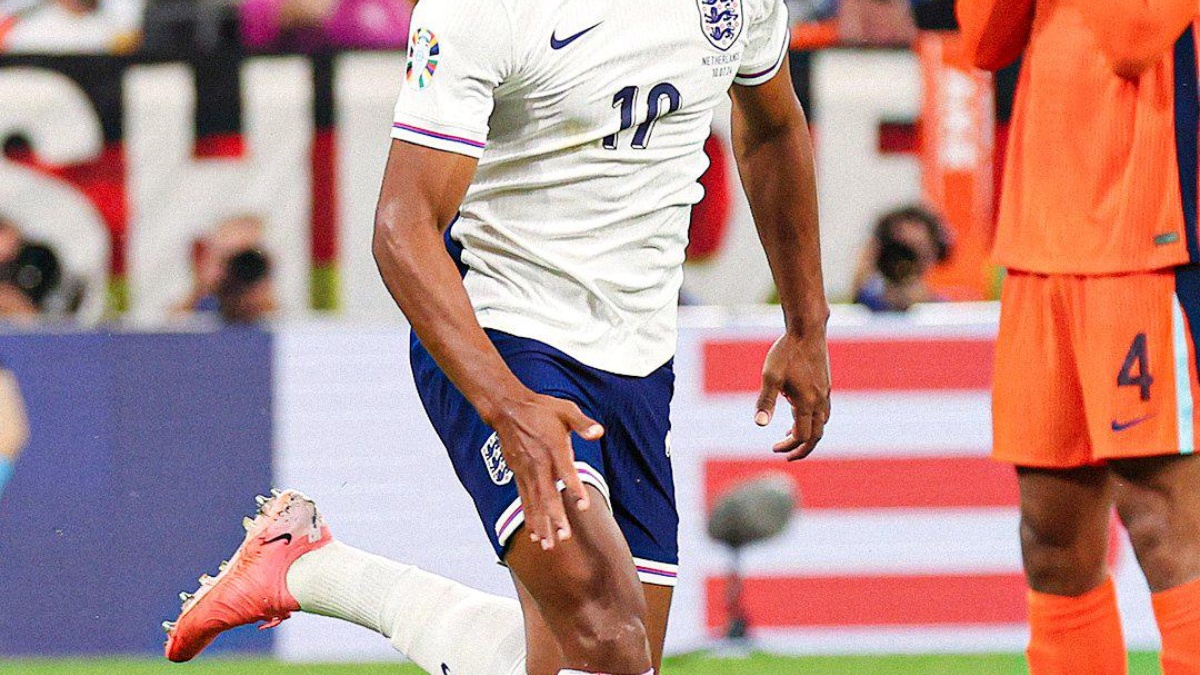 Ollie Watkins celebra su gol con Inglaterra ante Países Bajos por la semifinal de la Eurocopa 2024 (Foto: Internet)