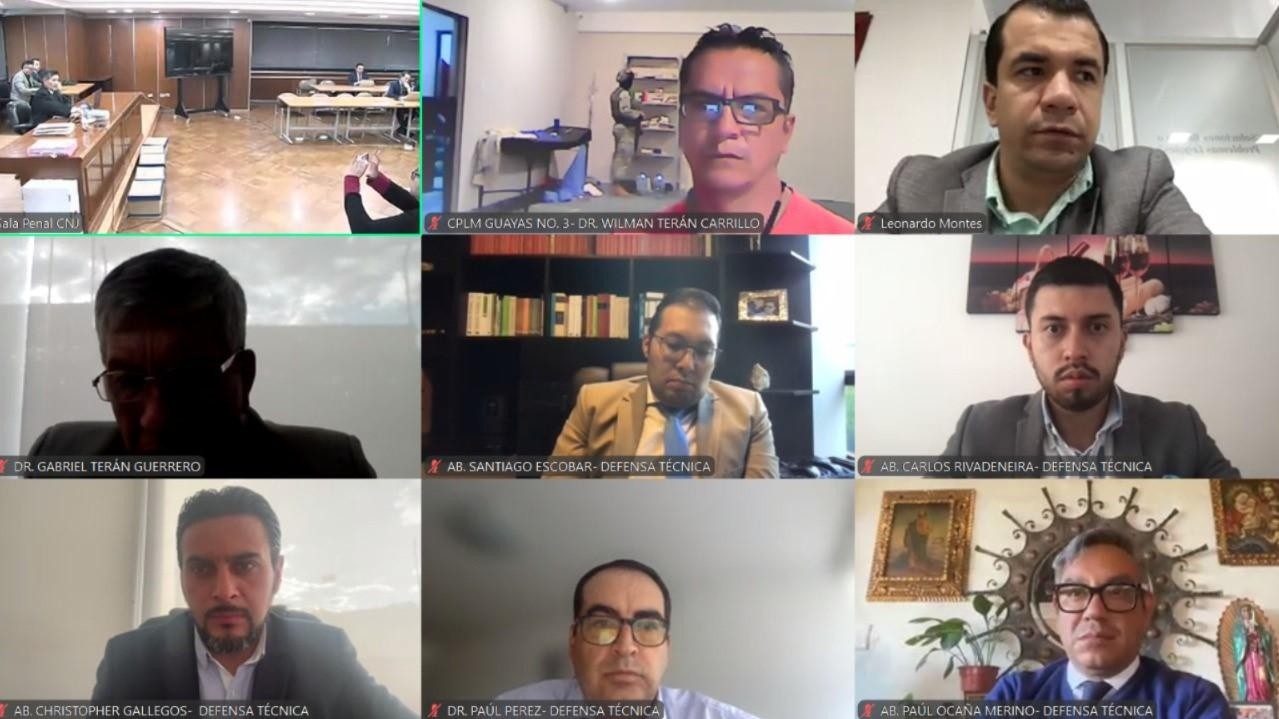 Audiencia de vinculación en el caso Independencia Judicial. (Foto: Fiscalía General del Estado)