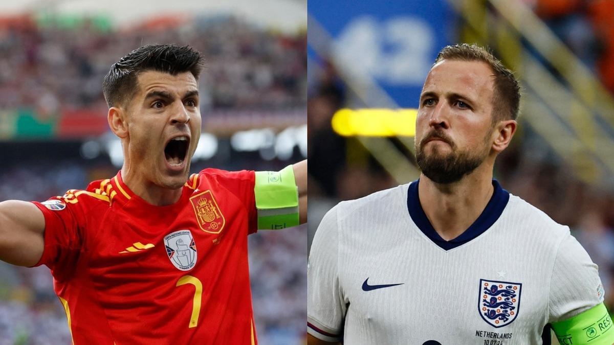 Álvaro Morata y Harry Kane, capitanes de ambas selecciones. (ARCHIVO)