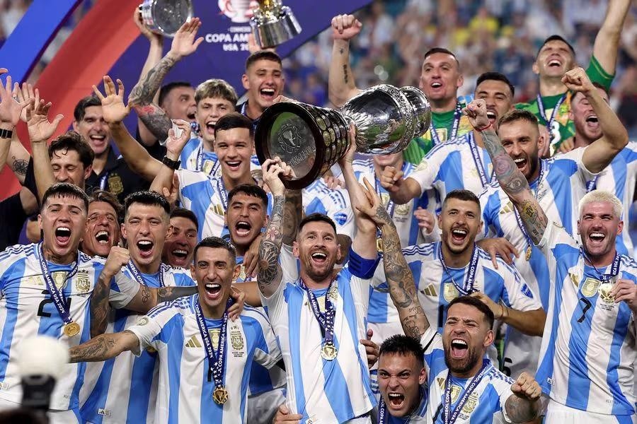 Argentina se convirtió en el máximo campeón de la Copa América con 16 títulos. (Archivo)
